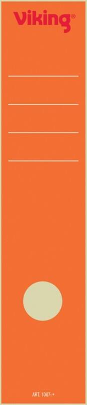 Viking Ordnerrugetiketten Speciaal Rood 10 Stuks 6 x 28,5 cm