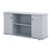 Hammerbacher Future Wandkast Gemelamineerde spaanplaat 1 Plank 1.660 x 440 x 840 mm Grijs