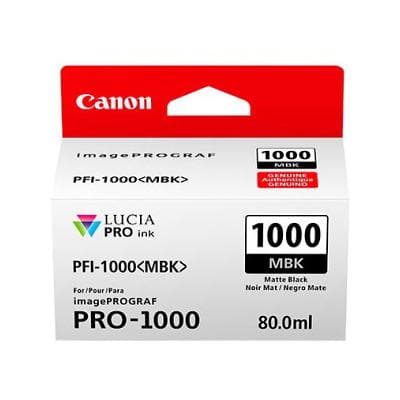 Canon PFI-1000MBK Origineel Inktcartridge Mat zwart