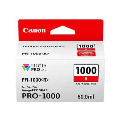Canon PFI-1000R Origineel Inktcartridge Rood
