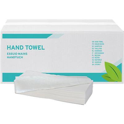 Niceday Professional Papieren handdoeken 2-laags V-vouw Wit 20 Stuks à 150 Vellen