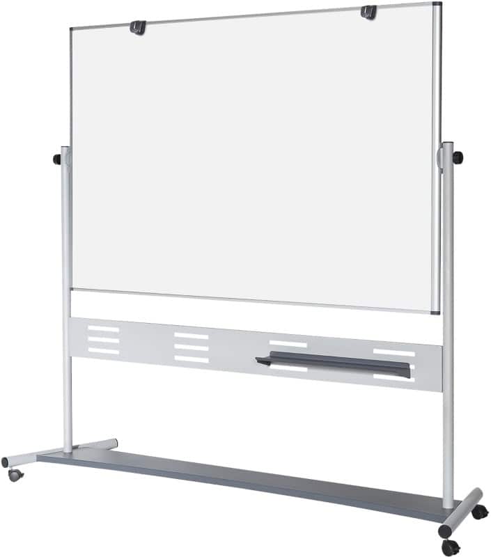 Bi-Office Evolution Mobiel whiteboard Vrijstaand Magnetisch Email Dubbel 90 (B) x 120 (H) cm