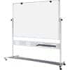 Bi-Office Vrijstaand Magnetisch Mobiel Kantelbaar whiteboard Emaille QR5204GR 120 x 90 cm