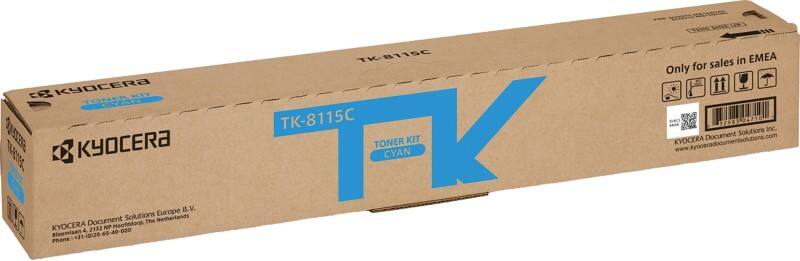 Kyocera TK-8115C Origineel Tonercartridge Cyaan