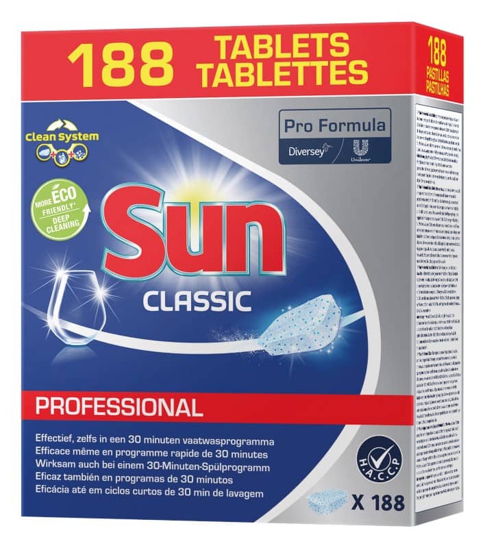 Sun Vaatwastabletten Professional Classic 188 Stuks
