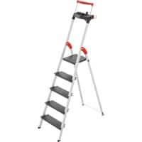 Hailo Trapladder L100 Topline Grijs 5 48 x 101 x 187 cm