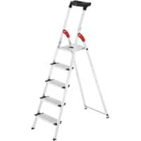 Hailo Trapladder L80 Comfortline Grijs 5 48 x 101 x 168 cm