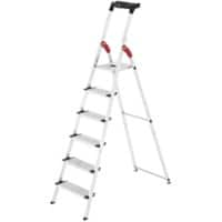 Hailo Trapladder L80 Comfortline Grijs 6 50 x 116 x 190 cm