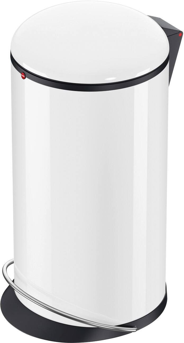 Hailo Roestvrij staal Pedaalemmer 20 L 40 x 64,2 cm Wit