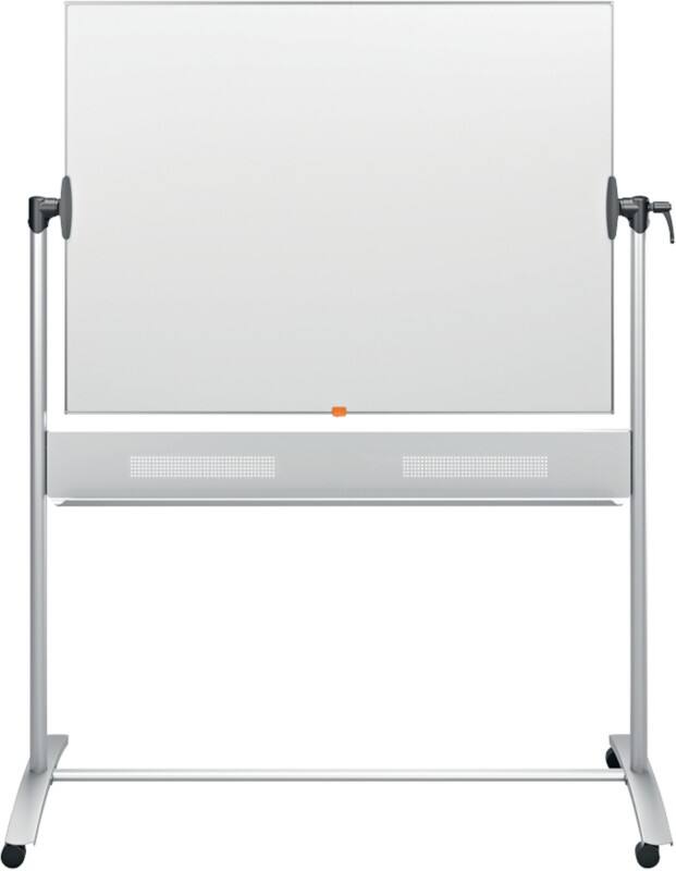 Nobo Vrijstaand Magnetisch Mobiel Kantelbaar whiteboard Emaille 120 x 90 cm Wit