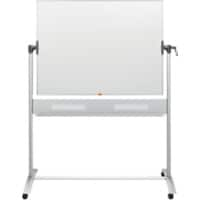 Nobo Vrijstaand Magnetisch Mobiel Kantelbaar whiteboard Emaille 120 x 90 cm Wit