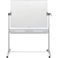 Nobo Vrijstaand Magnetisch Mobiel Whiteboard Emaille 120 x 90 cm Wit