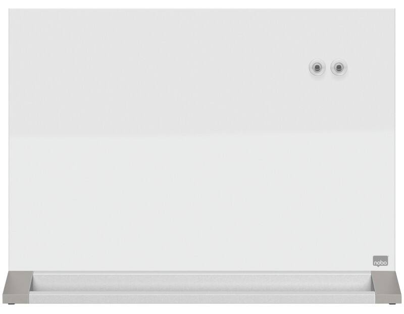 Nobo Glasbord Magnetisch Dubbel 60 (B) x 43 (H) cm Glanzend wit