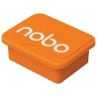 Nobo Whiteboardmagneten 1905327 22 x 18 mm Oranje 4 stuks