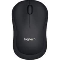 Logitech B220 Silent Draadloze Optische Muis Voor links- en rechtshandigen RF 1000 dpi Zwart