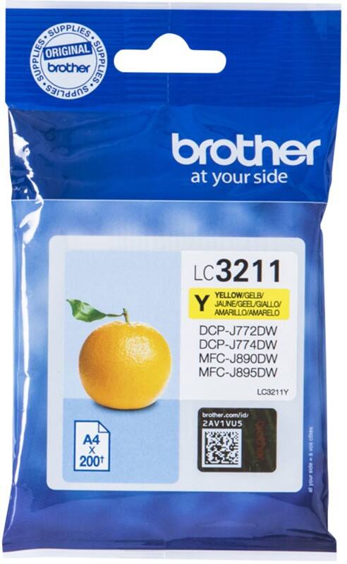 Brother LC-3211Y Origineel Inktcartridge Geel