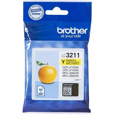 Brother LC-3211Y Origineel Inktcartridge Geel