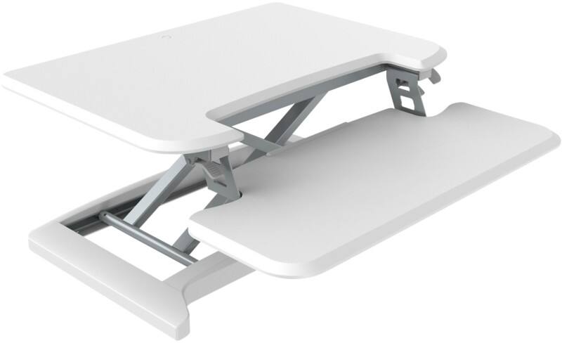 euroseats Small Hoogteverstelbaar Bureaumodule Basispaneel 700 (B) x 480 (D) mm Metaal, MDF (Medium-density fibreboard)