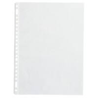 Niceday Showtassen A4 Glashelder Transparant 55 Micron PP (Polypropeen) Boven 23 Gaten 100 Stuks