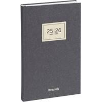 Brepols Agenda 2026 1 Dag per pagina Nederlands, Frans, Duits, Engels Zwart 2.210.0674.15.6.0
