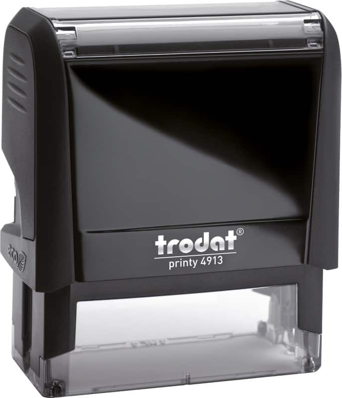 Trodat Printy 4913 Gepersonaliseerde stempel 21 x 57 mm Zwart