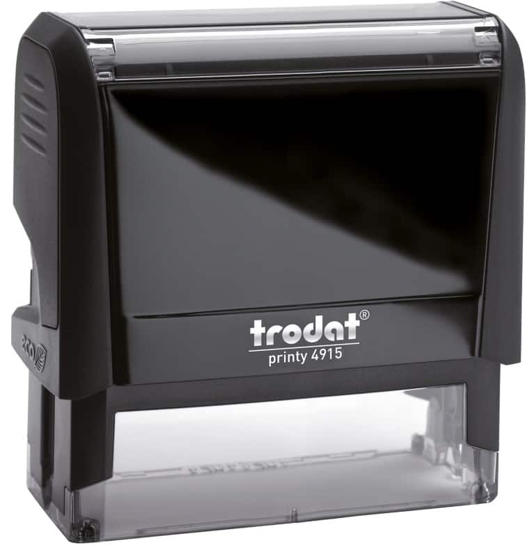 Trodat Printy 4915 Gepersonaliseerde stempel 70 x 25 mm 6 regels tekst Zwart