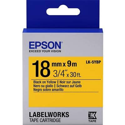 Epson LK-5YBP Origineel Labeltape C53S655003 Zwart, geel