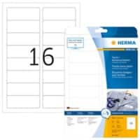 HERMA Textiel etiket 4515 Zelfklevend Wit 88,9 x 33,8 mm 20 Vellen à 16 Etiketten