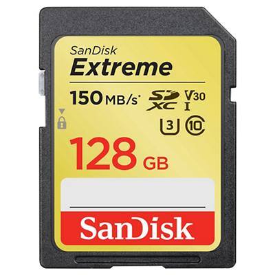 SanDisk SDHC Geheugenkaart V30 U3 128 GB