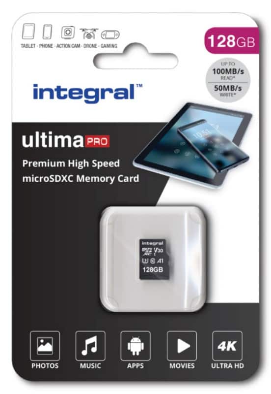 Integral V30 microSDXC-kaart 128 GB
