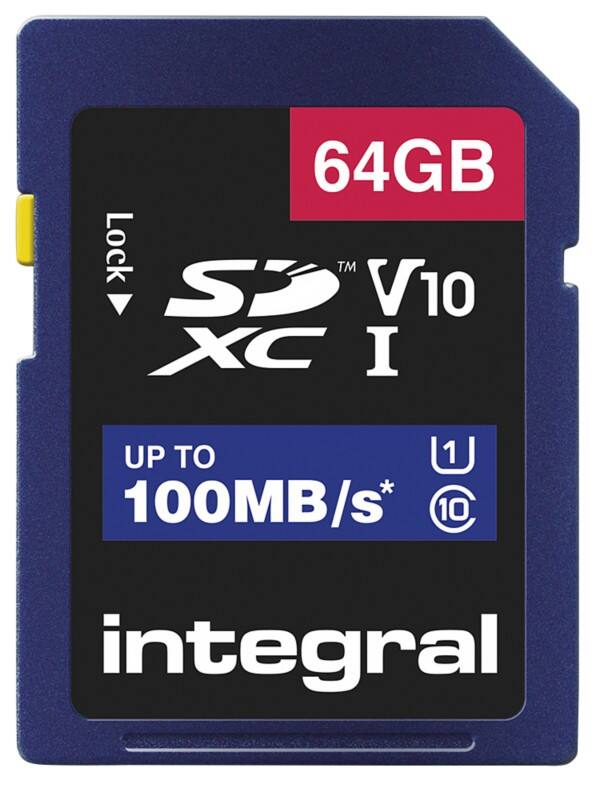 Intergral SDXC Geheugenkaart V10 64 GB