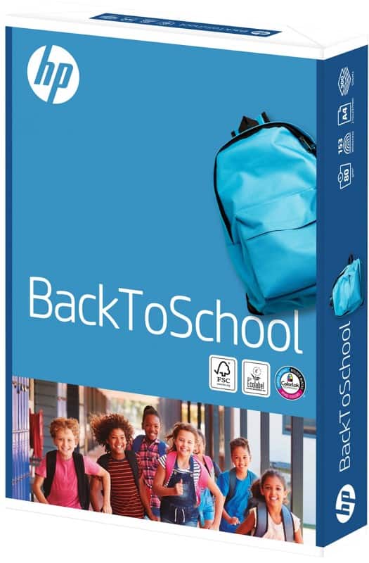 HP Back to school A4 Kopieerpapier 80 g/m² Glad Wit 500 Vellen