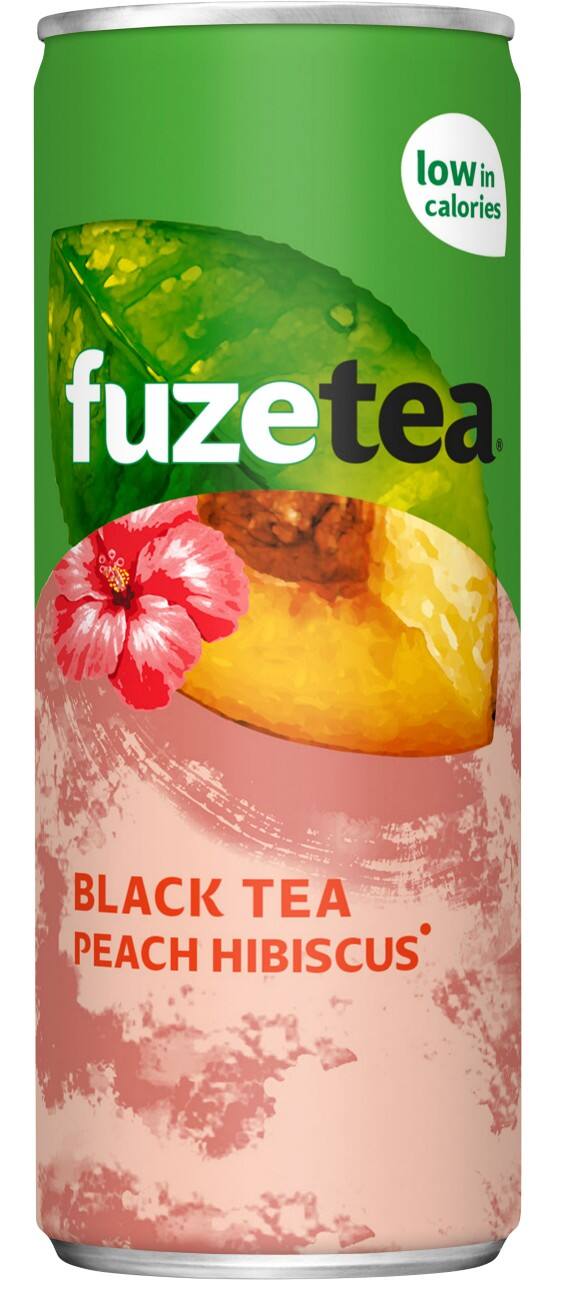 fuzetea Peach hibiscus Blik 24 Stuks à 250 ml