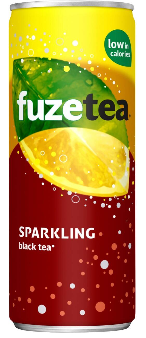 fuzetea Sparkling black tea Blik 24 Stuks à 250 ml