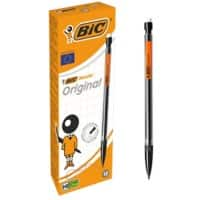 BIC Matic Vulpotlood HB - 0,7 mm met gum Grijs 12 Stuks