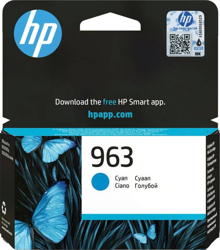 HP 963 Origineel Inktcartridge 3JA23AE Cyaan