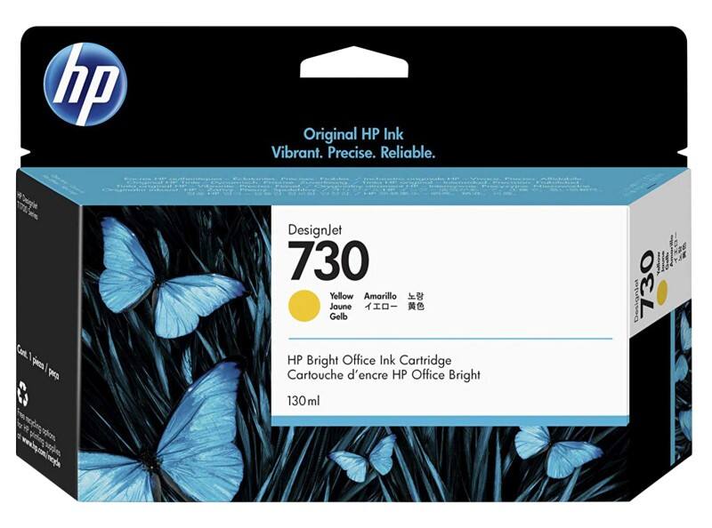 HP 730 originele inktcartridge P2V64A geel