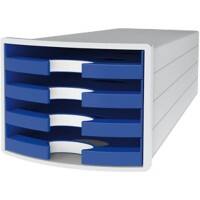 HAN Ladeset Impuls Polystyreen Lichtgrijs en blauw 28 x 36,7 x 23,5 cm