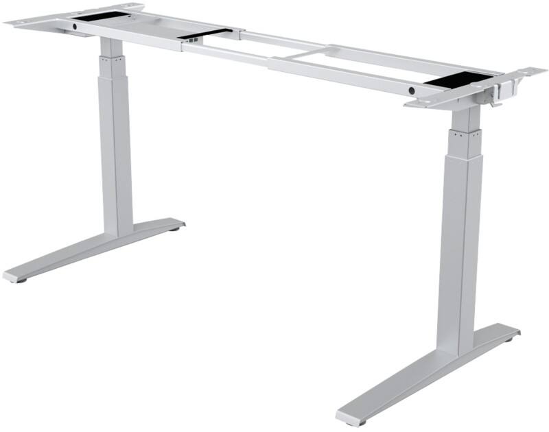 Fellowes Levado Elektrisch Hoogteverstelbaar Zit-sta-frame Rechthoekig T-Voet 1.829 (B) x 698 (D) x 1.257 (H) mm Gemelamineerde spaanplaat, PVC (Polyvinylchloride), Staal