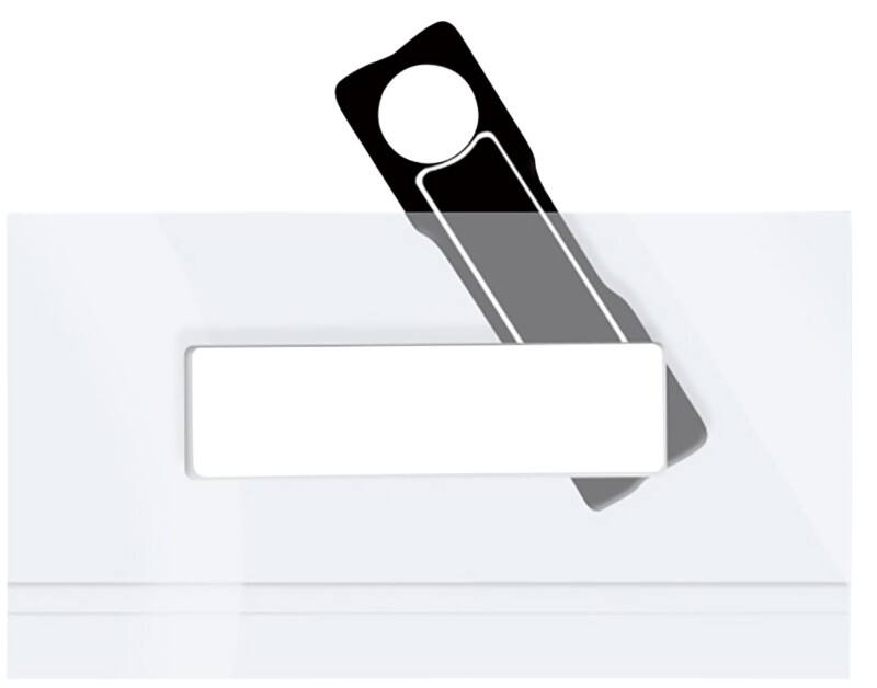 Viking Standaard naambadge Magnetisch Horizontaal 76 x 42 mm, 25 stuks