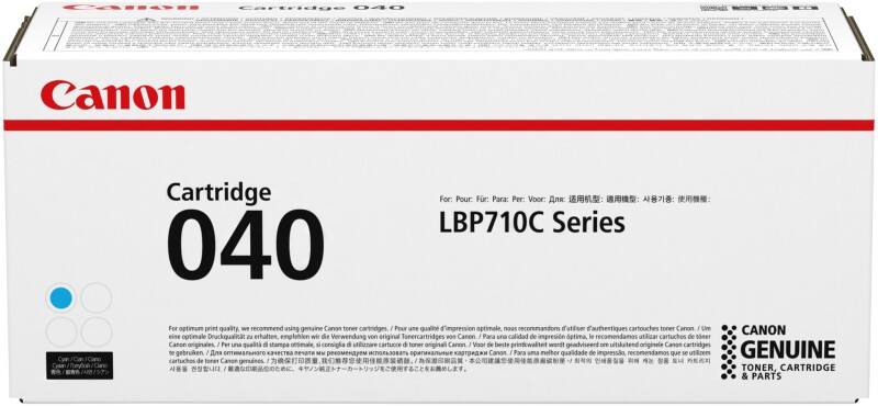 Canon 040C Origineel Tonercartridge Cyaan