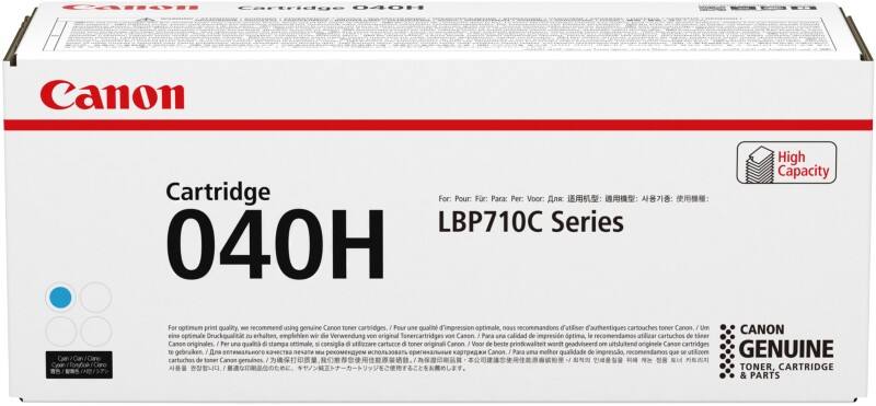 Canon 040H Origineel Tonercartridge Cyaan