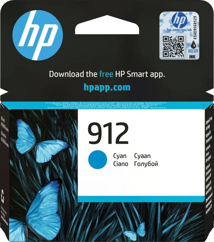 HP 912 originele inktcartridge 3YL77AE cyaan