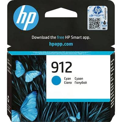 HP 912 originele inktcartridge 3YL77AE cyaan