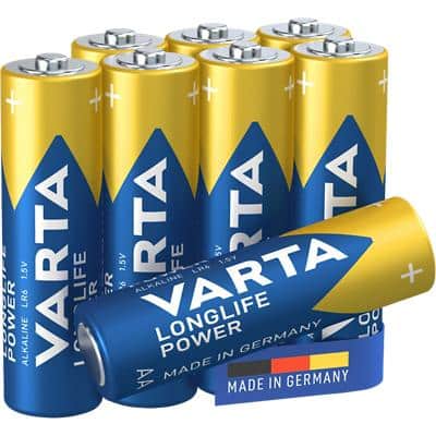 VARTA Batterij Longlife Power AA 2960 mAh Alkaline 1.5 V 8 Stuks