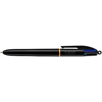 BIC 4 kleuren Pro Ballpoint pen Zwart, Blauw, Groen, Rood