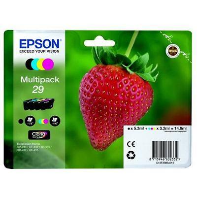 Epson Inktcartridge Origineel T29864511 Zwart, cyaan, magenta, geel Multipak  4 Stuks