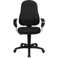 TOPSTAR Ergonomische stoel Permanent Contact Stof In hoogte verstelbare armleuning Zwart 110 kg Point 60