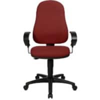 TOPSTAR Ergonomische stoel Permanent Contact Stof In hoogte verstelbare armleuning Bordeaux 110 kg Point 60