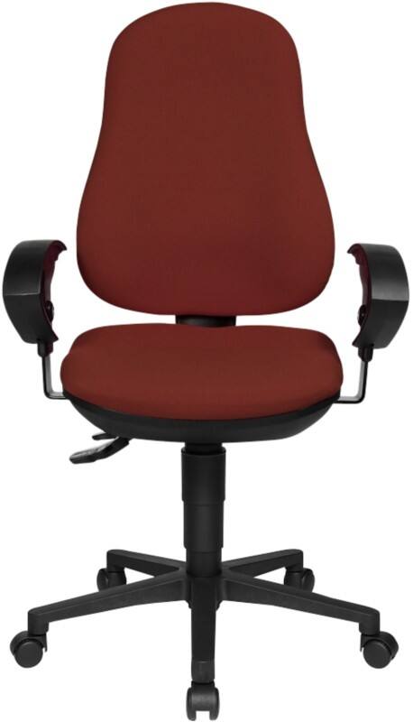 TOPSTAR Ergonomische stoel Permanent Contact Stof In hoogte verstelbare armleuning Bordeaux 110 kg Point 70